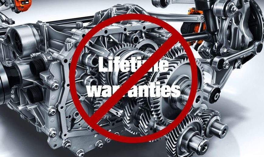 automatic transmission lifetime warranty